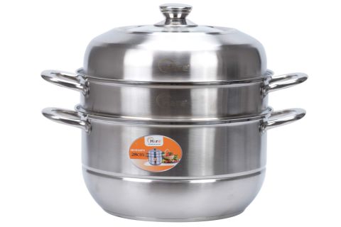 Bộ nồi hấp inox 3 tầng Hare HR-NH28F6 (28cm)