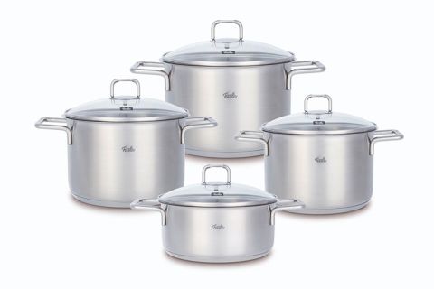 Bộ nồi inox cao cấp Fissler Hamburg (4 nồi)