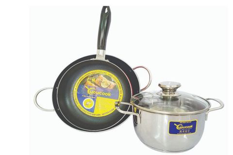 Combo bộ nồi chảo chống dính Youcook YCS-3PM