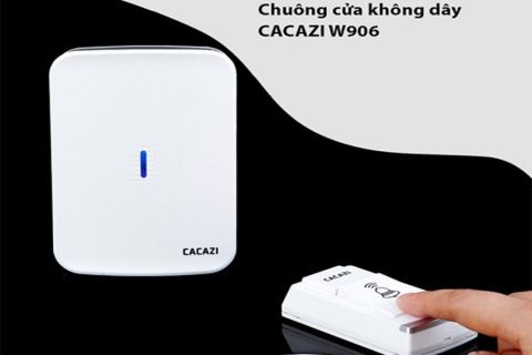 Chuông không dây nút bấm nhỏ gọn CACAZI W-906