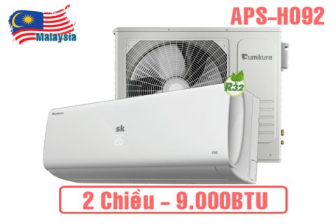 Điều hòa Sumikura 9000BTU 2 chiều APS-H092