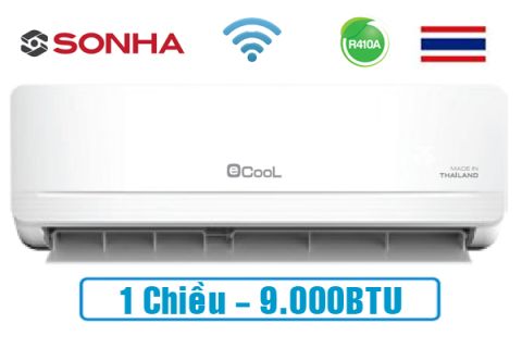 Điều hòa Ecool 1 chiều 9000BTU wifi ECL-1E09WF