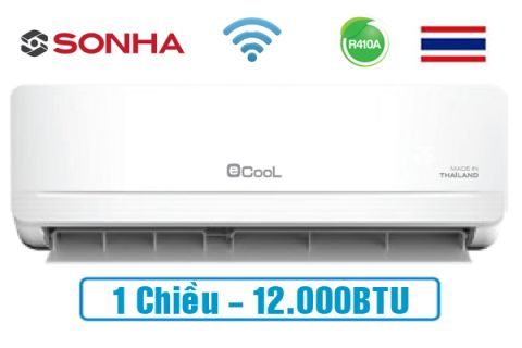 Điều hòa Ecool 1 chiều 12000BTU wifi ECL-1E12WF