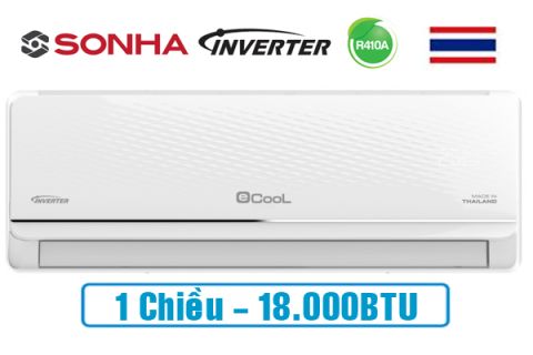 Điều hòa Ecool inverter 18000BTU 1 chiều ECL-1I18FL