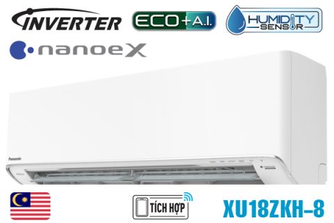 Điều hòa Panasonic inverter 1 chiều 18000BTU XU18ZKH-8