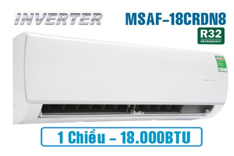 Điều hòa Midea inverter 18000BTU 1 chiều MSAF-18CRDN8