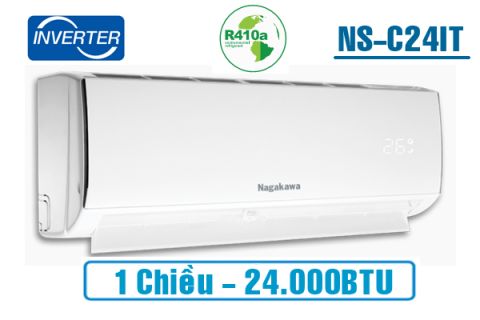 Điều hòa Nagakawa inverter 1 chiều 24000BTU NS-C24IT