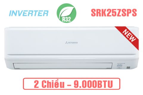 Điều hòa Mitsubishi Heavy 9000BTU 2 chiều inverter SRK/SRC25ZSPS-W5