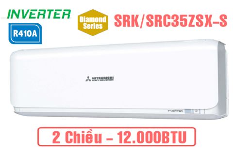 Điều hòa Mitsubishi Heavy 12000BTU inverter 2 chiều SRK/SRC35ZSX-S