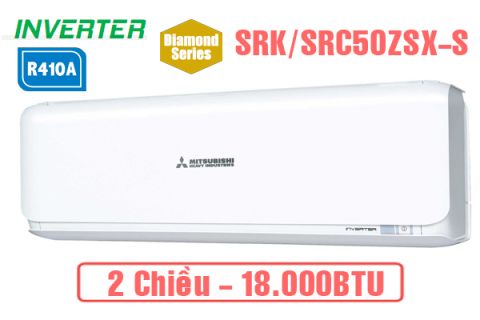 Điều hòa Mitsubishi Heavy 18000BTU inverter 2 chiều SRK/SRC50ZSX-S