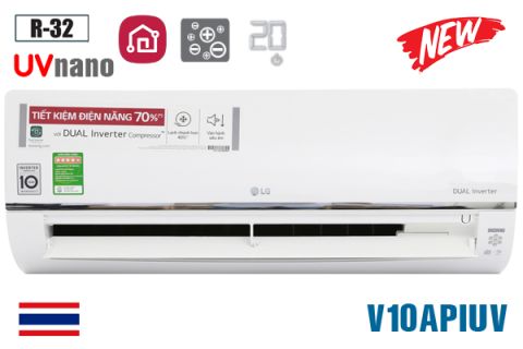 Điều hòa LG 9000BTU 1 chiều inverter UV Nano V10APIUV