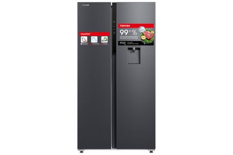 Tủ lạnh Toshiba Inverter 596 lít Side By Side GR-RS775WI-PMV(06)-MG