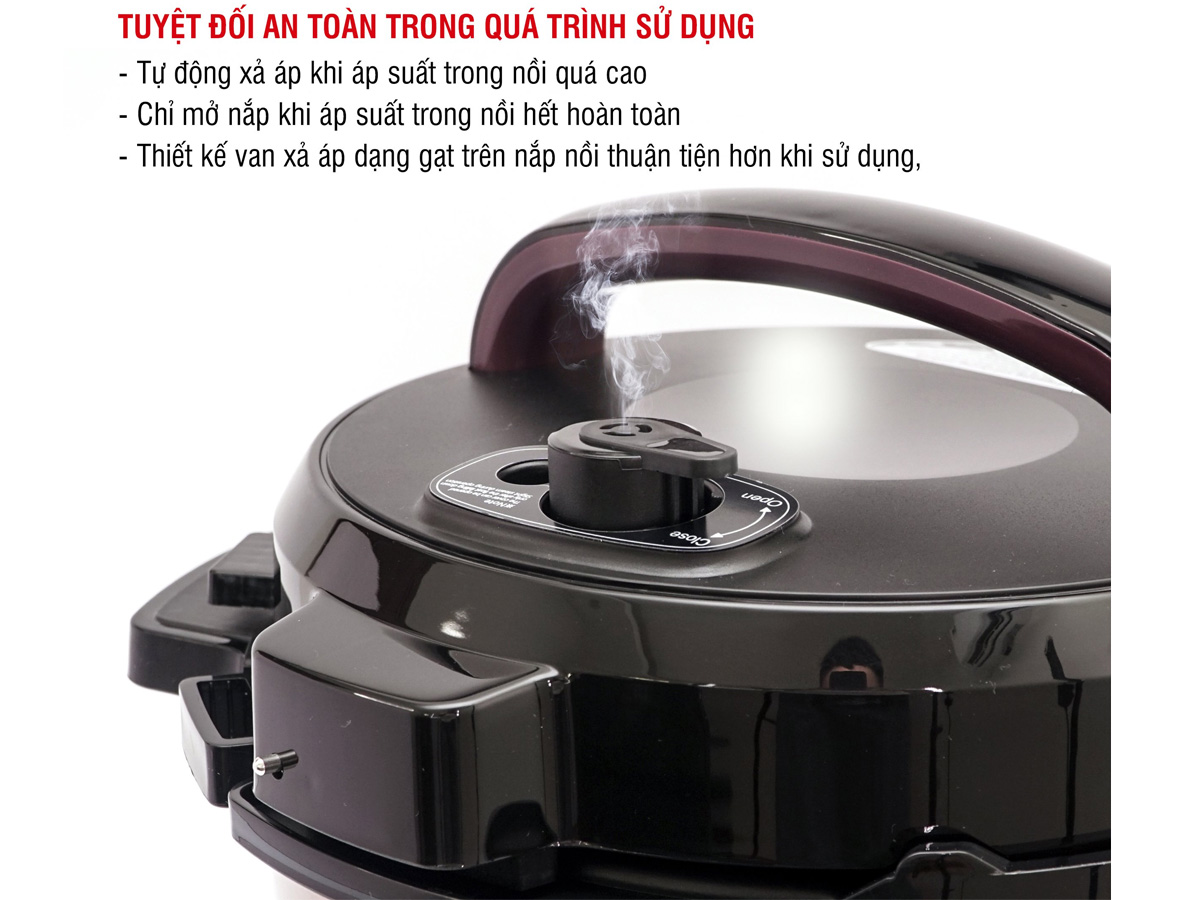 Van xả áp suất dễ thao tác