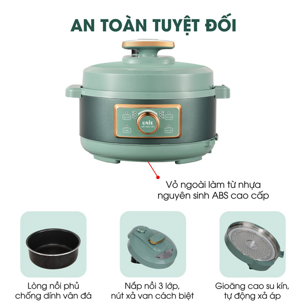 Nồi áp suất điện UNIE UN-630