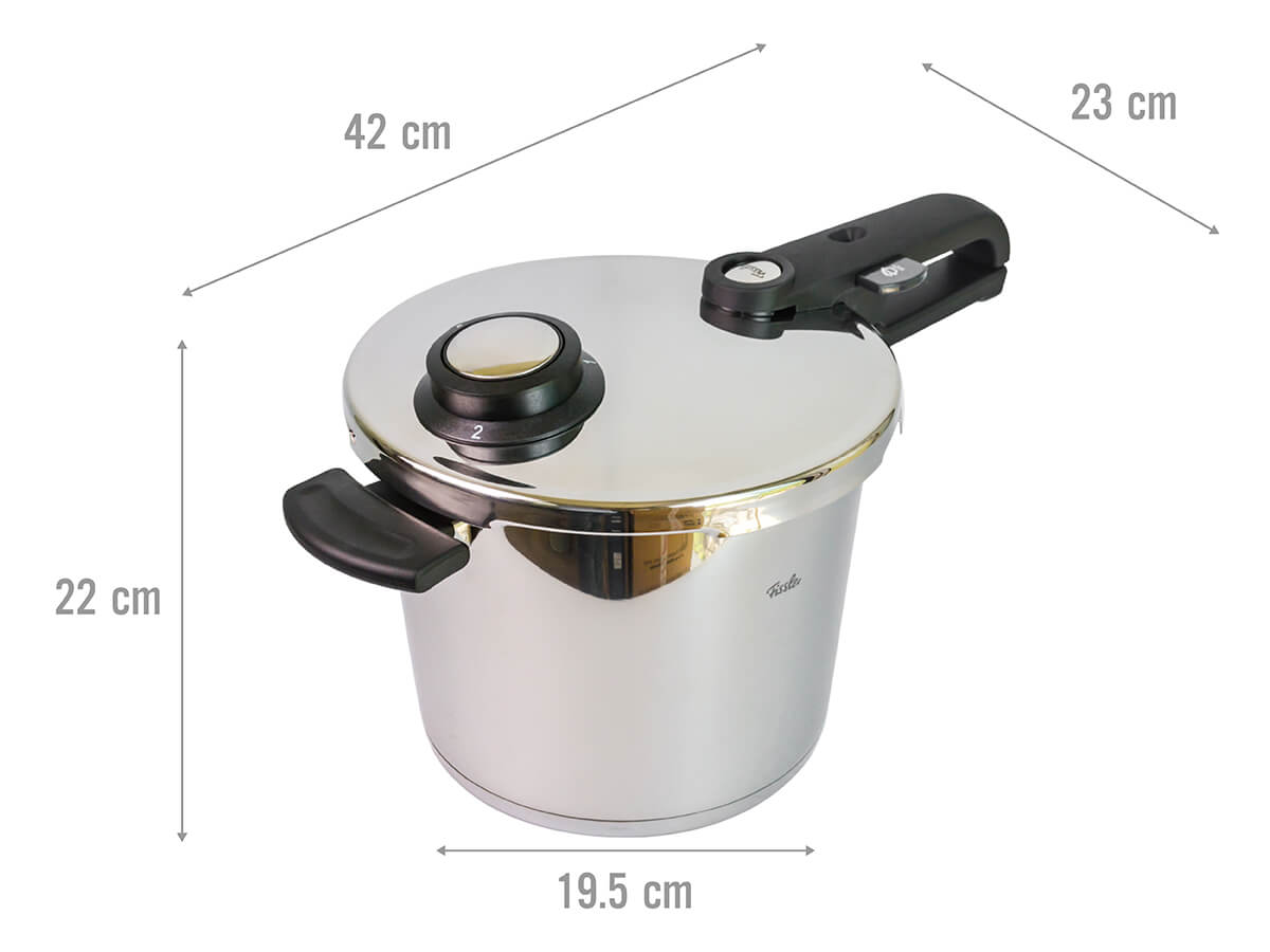 Kích thước của nồi áp suất Fissler Vitavit Premium 6 lít