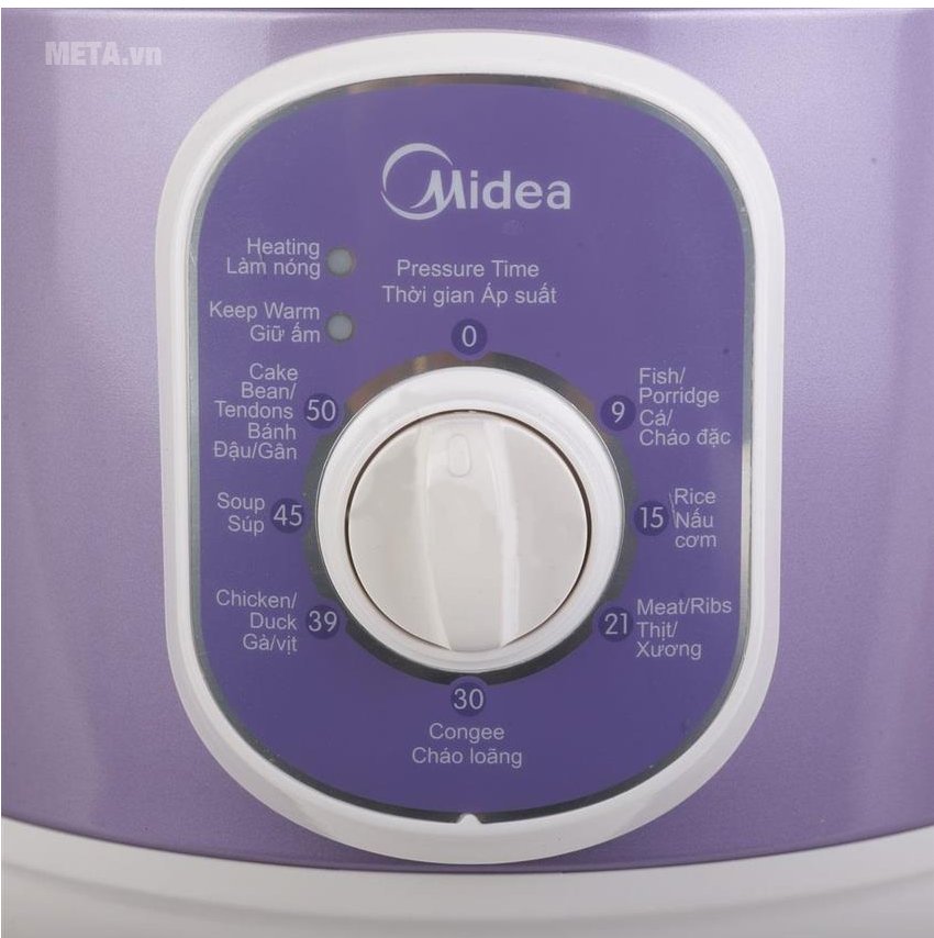 Nồi áp suất Midea MY12CH501C dễ sử dụng 