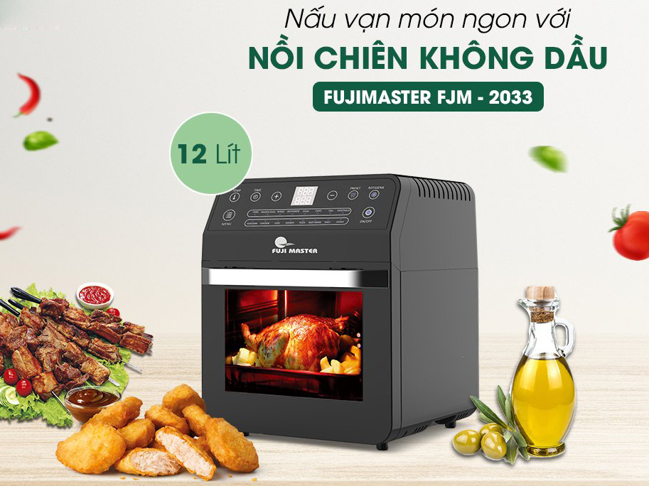 Nồi chiên chân không Fuji Master FJM-2033 12 lít