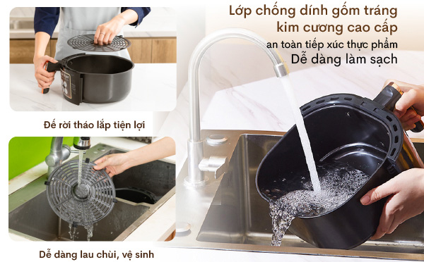 Nồi chiên không dầu FujiE AF4