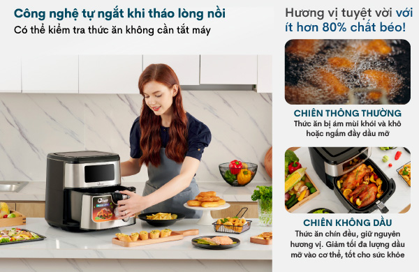 Nồi chiên không dầu FujiE AF9D