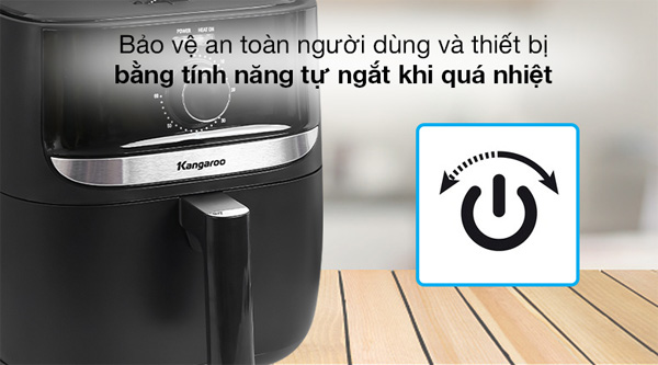 Nồi chiên không dầu Kangaroo KG6AF1 (6 lít)