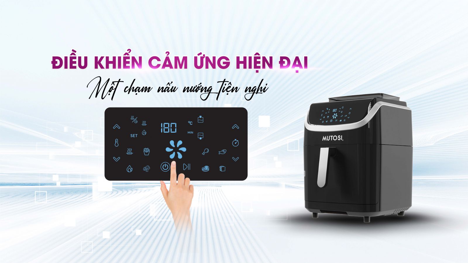 Nồi chiên không dầu Mutosi  