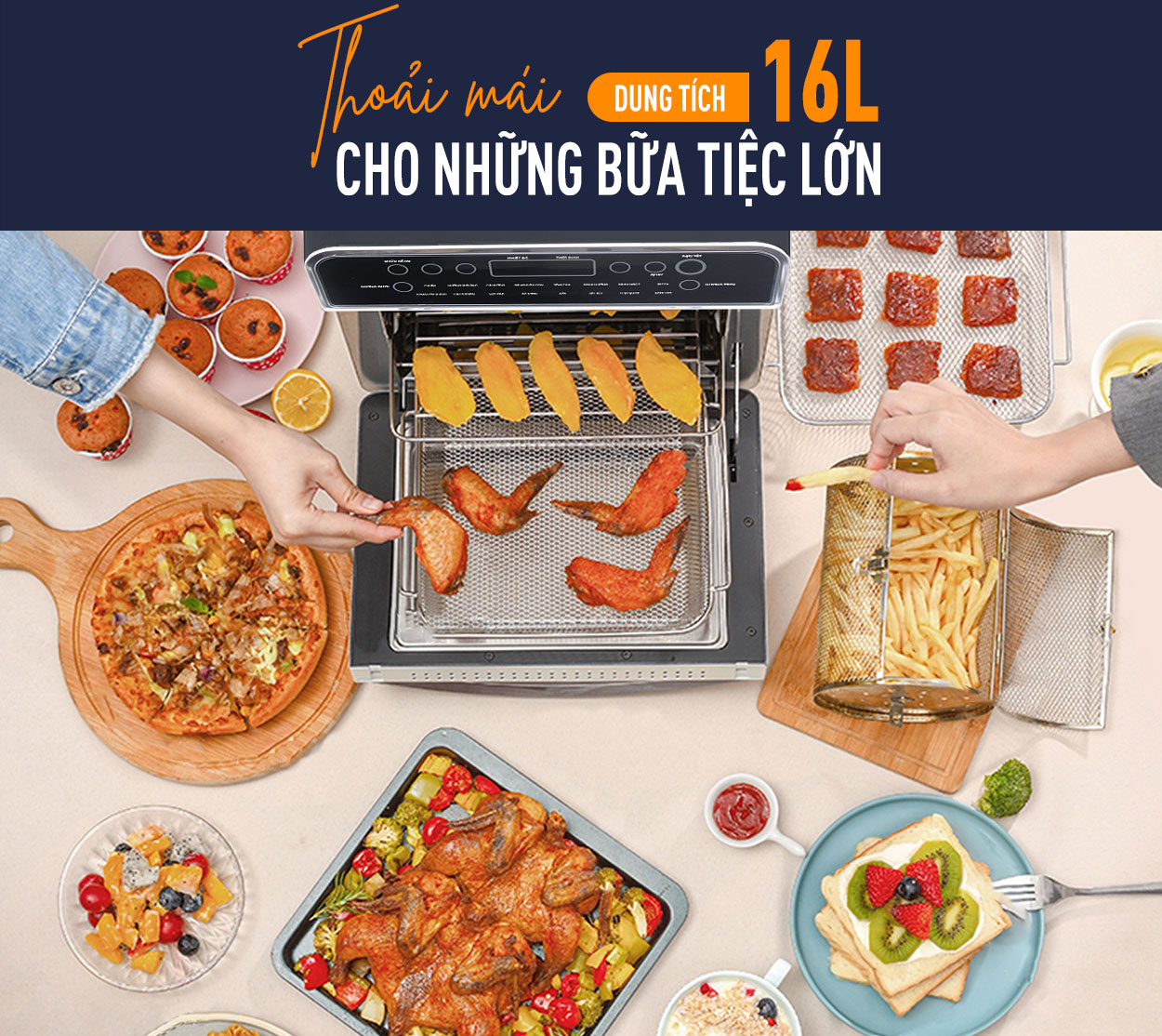 nồi chiên không dầu 