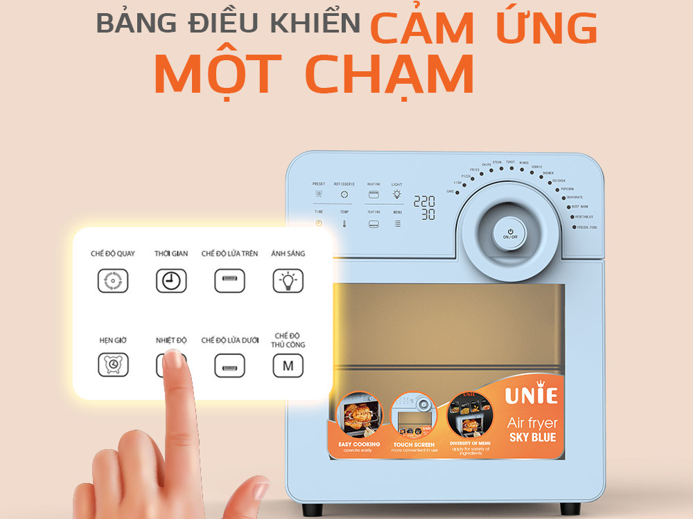 Bảng điều khiển dễ thao tác