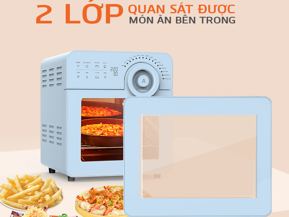 Kính cường lực 2 lớp chắc chắn, dày dặn