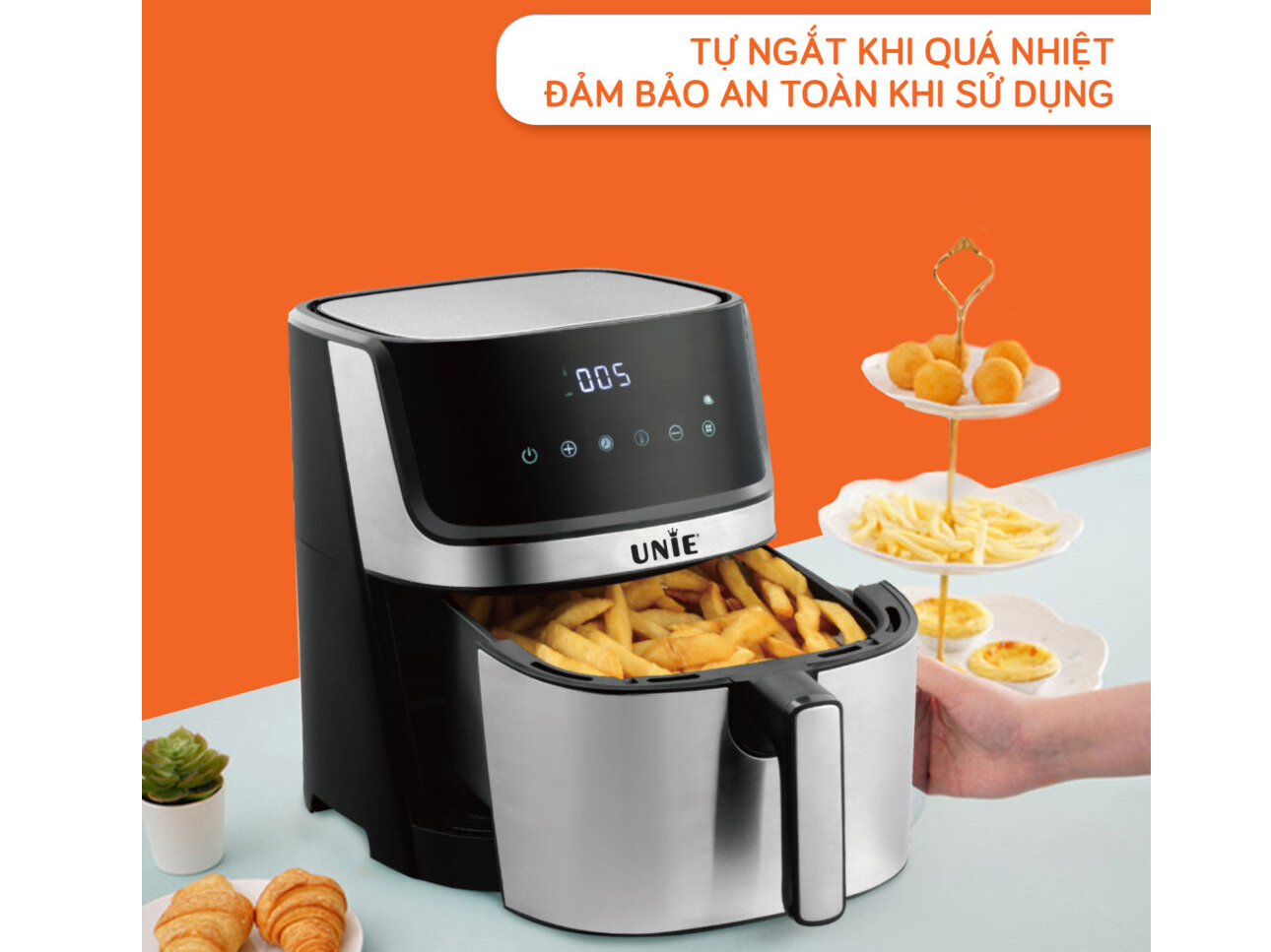 Nồi chiên không dầu 6,5 lít