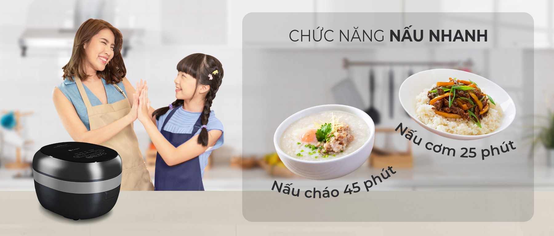 Đa dạng món ăn khác nhau