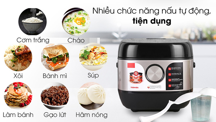 Tích hợp nhiều chế độ nấu