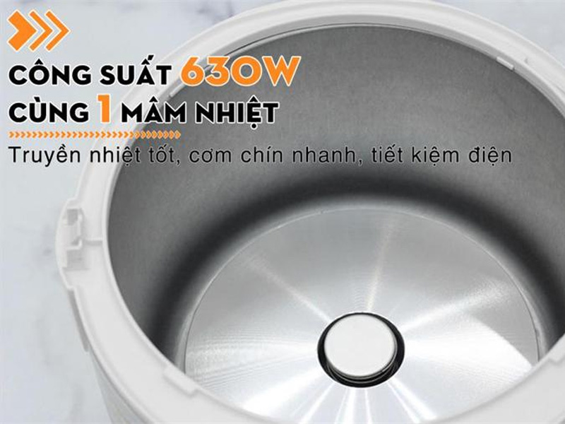 Công suất của SR-MVN18LRAX là 630W