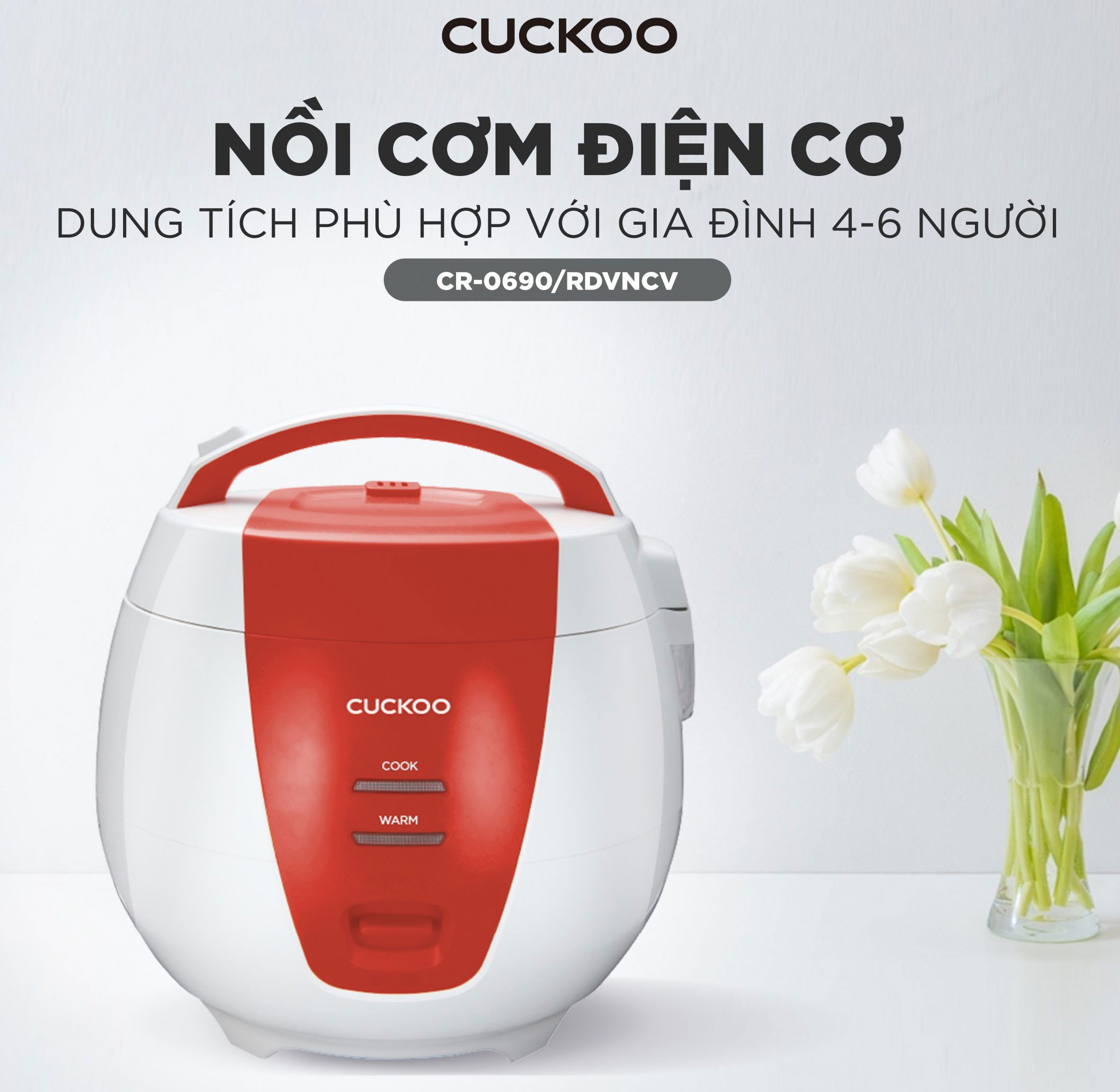 Nồi cơm điện Cuckoo CR-0690/RDVNCV