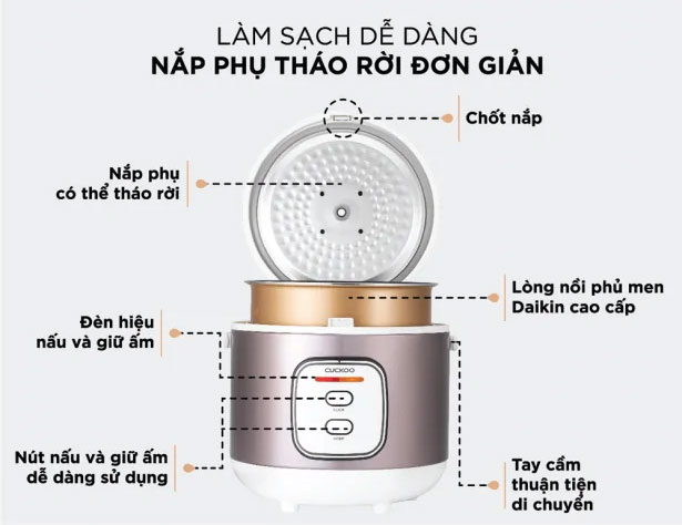 Nồi cơm điện Cuckoo 