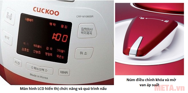 Nồi cơm điện đa năng Cuckoo CRP-M1060SR là nồi cơm chính hãng từ Hàn Quốc