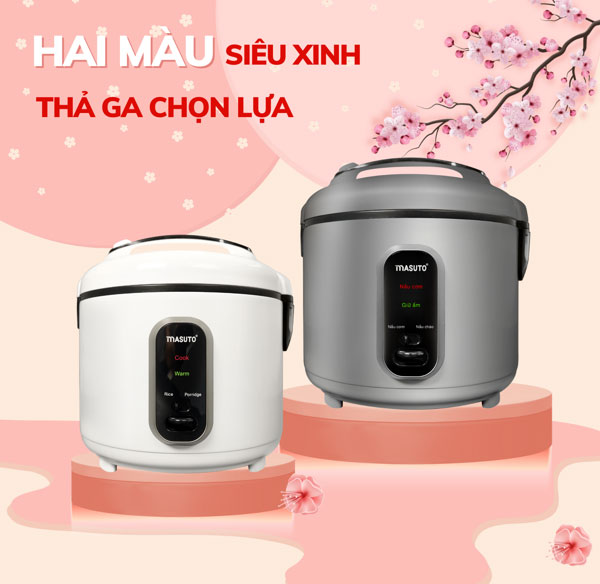 Nồi cơm điện lòng niêu 3D Masuto 1,8 lít MS-RC1800