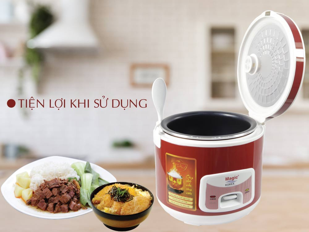 Nồi có hai chức năng nấu cơ bản là Cook và Warm