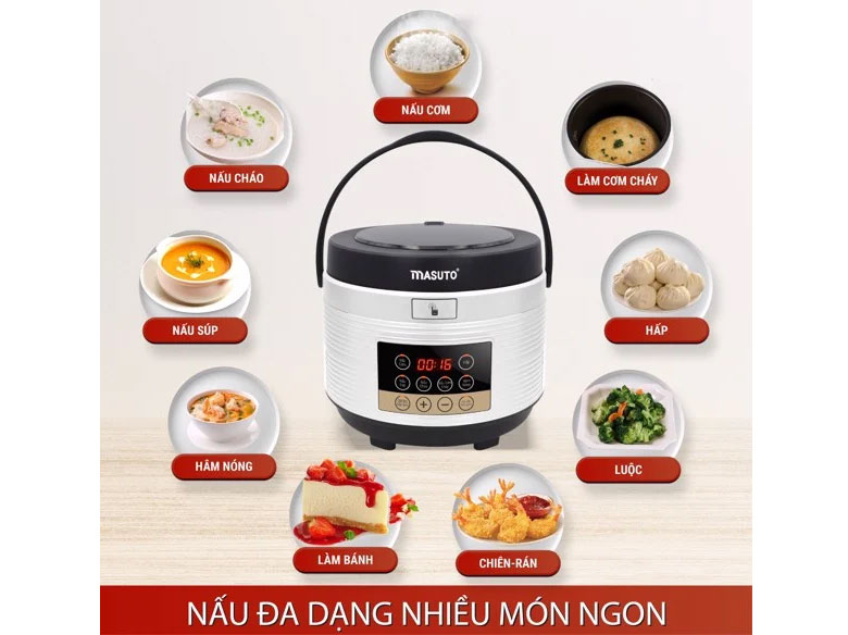 Nồi cơm điện tử Masuto MS-RD18 