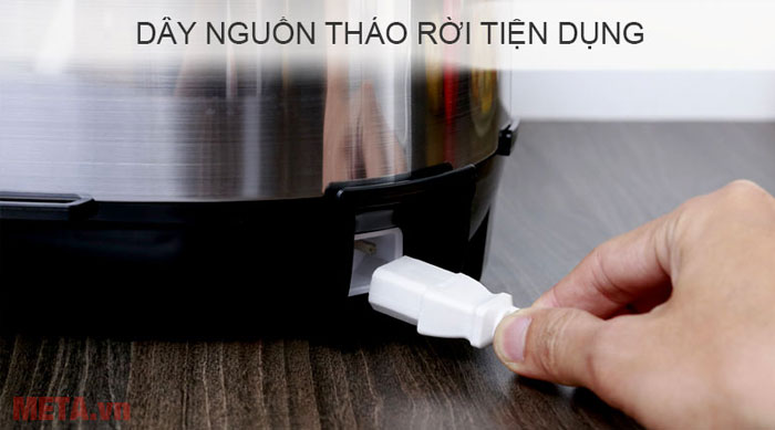 Dây nguồn có thể tháo rời 