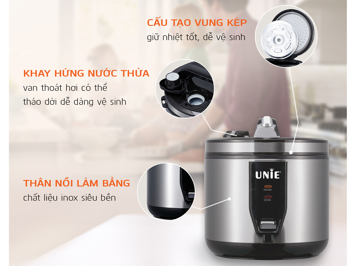 Nồi cơm điện UNIE UE-625