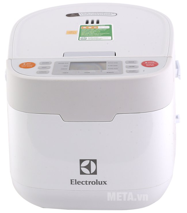 Nồi cơm điện Electrolux ERC7603W với cụm thoát hơi nước giúp chống tràn, chống nổ 