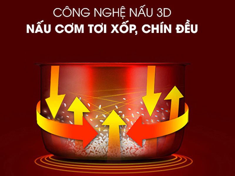 Công nghệ nấu cho hạt gạo chín đều, thơm ngon