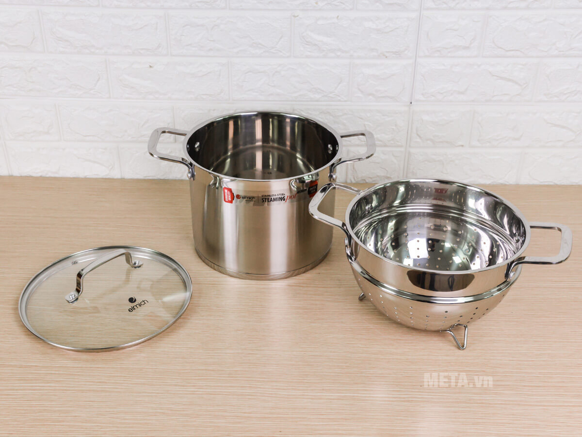 Nồi hấp inox 