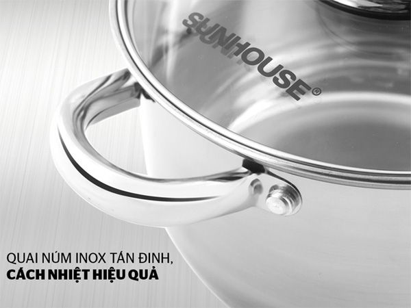 Nồi inox 3 đáy Sunhouse SH22116