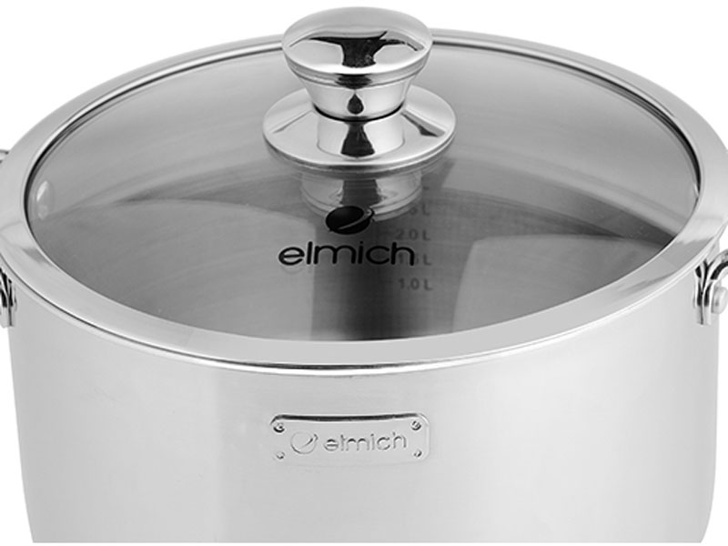 Nồi Inox 3 lớp đáy liền Elmich