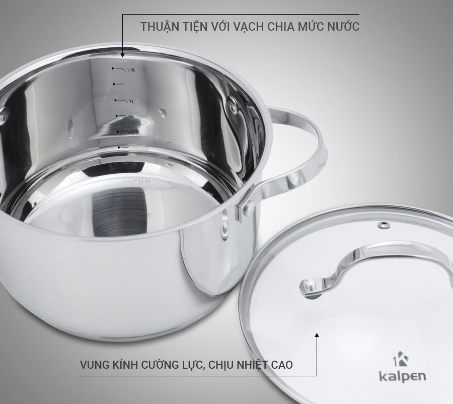 Nồi inox 5 đáy 