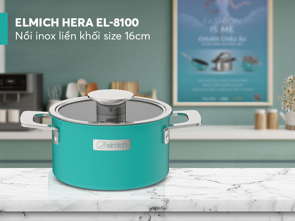 Nồi inox liền khối Elmich Hera EL-8100