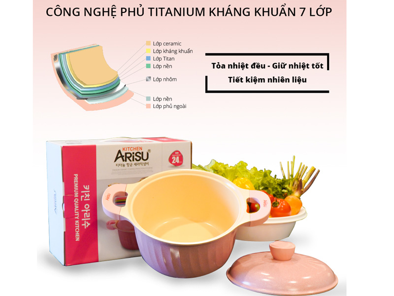 Công nghệ phủ 7 lớp siêu bền, an toàn