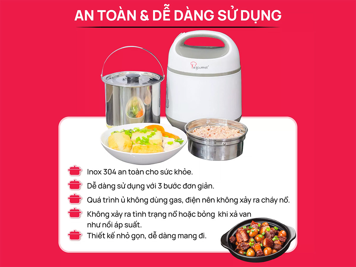 An toàn và dễ dàng sử dụng