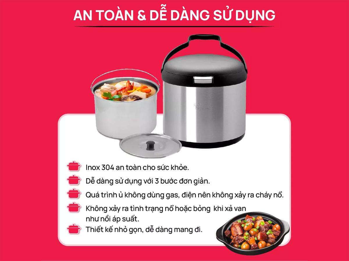 An toàn và dễ dàng sử dụng